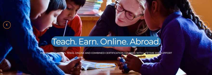 TEFL Online Pro official website homepage in 2026 for the official TEFL Online Pro Reviews website