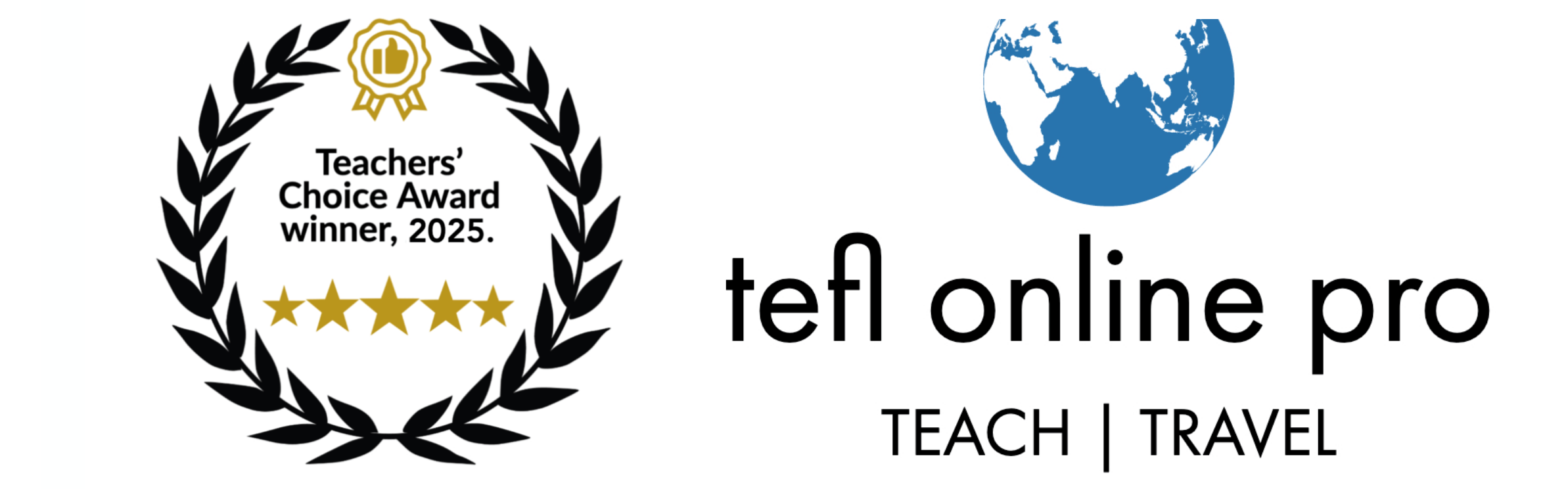 teflonlinepro.com has been voted The Best Online International TEFL and TESOL Certification Program in 2025. TEFL Online Pro has been the best TEFL and TESOL for the past seven years.