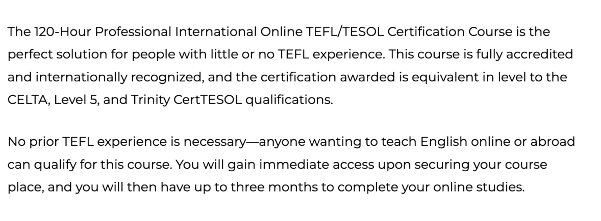 120-Hour Professional