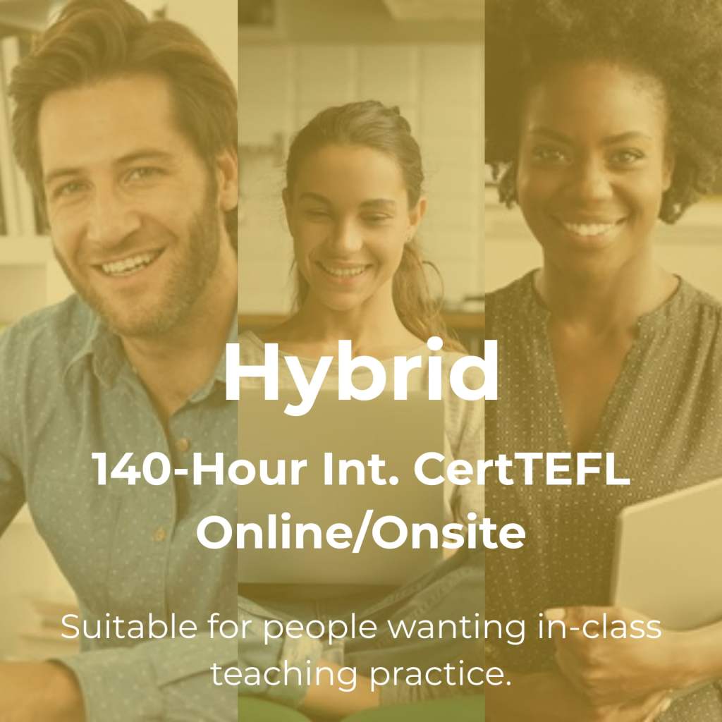 140-Hour Hybrid course product image from TEFL Online Pro