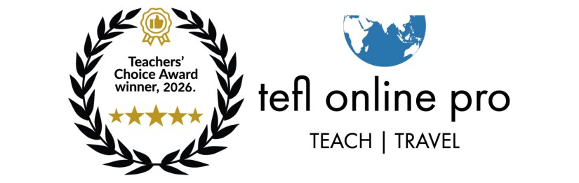 TEFL Online Pro - winner of the Teachers' Choice Award in 2026